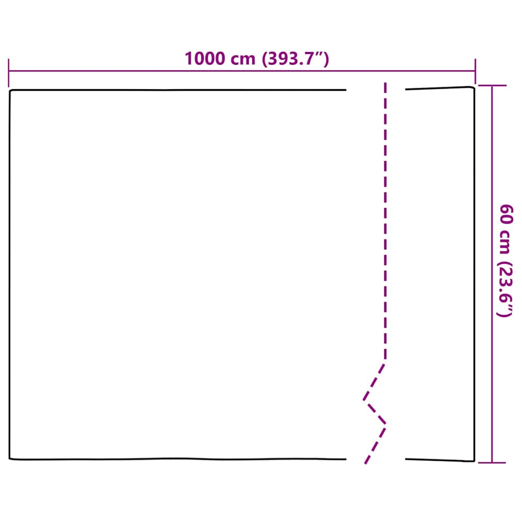 Statisk Vinduesfilm Frostet hvid 60 x 1000 cm PVC