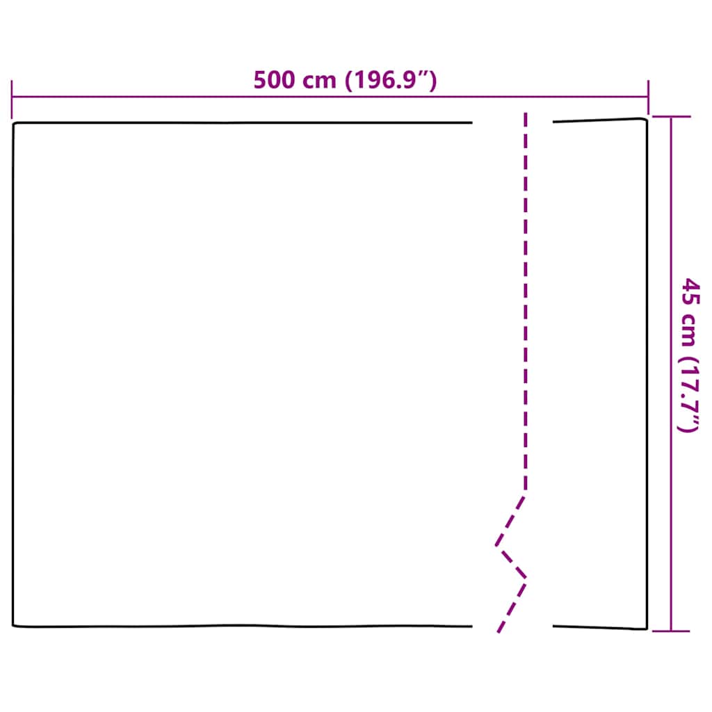 Statisk Vinduesfilm Persiennemønster 45 x 500 cm PVC