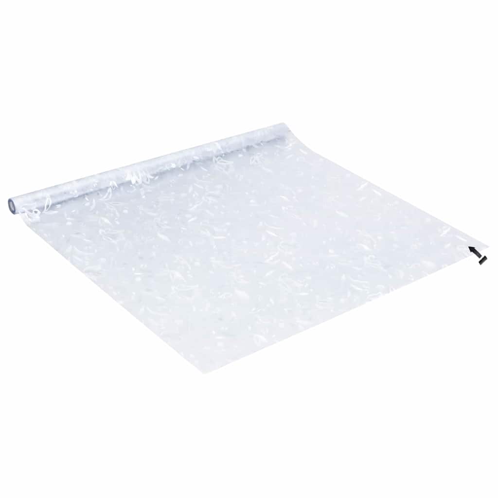 Statisk Vinduesfilm Blomster mønster 90 x 500 cm PVC