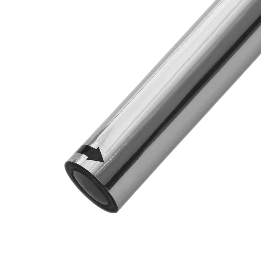 Statisk Reflekterende Solfilm til Vinduer Sølv 90 x 1000 cm PVC