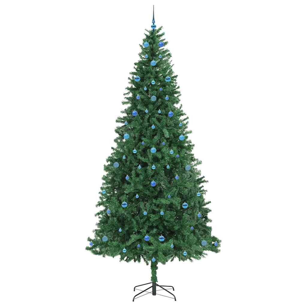 Kunstigt juletræ med stativ Grøn 300 cm PVC og metal og plast