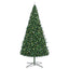 Juletræ Med dekorative strenglamper Grøn 400 cm PVC