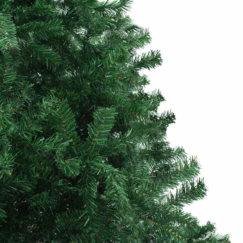 Juletræ Med dekorative strenglamper Grøn 400 cm PVC