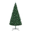 Juletræ Med dekorative strenglamper Grøn 400 cm PVC