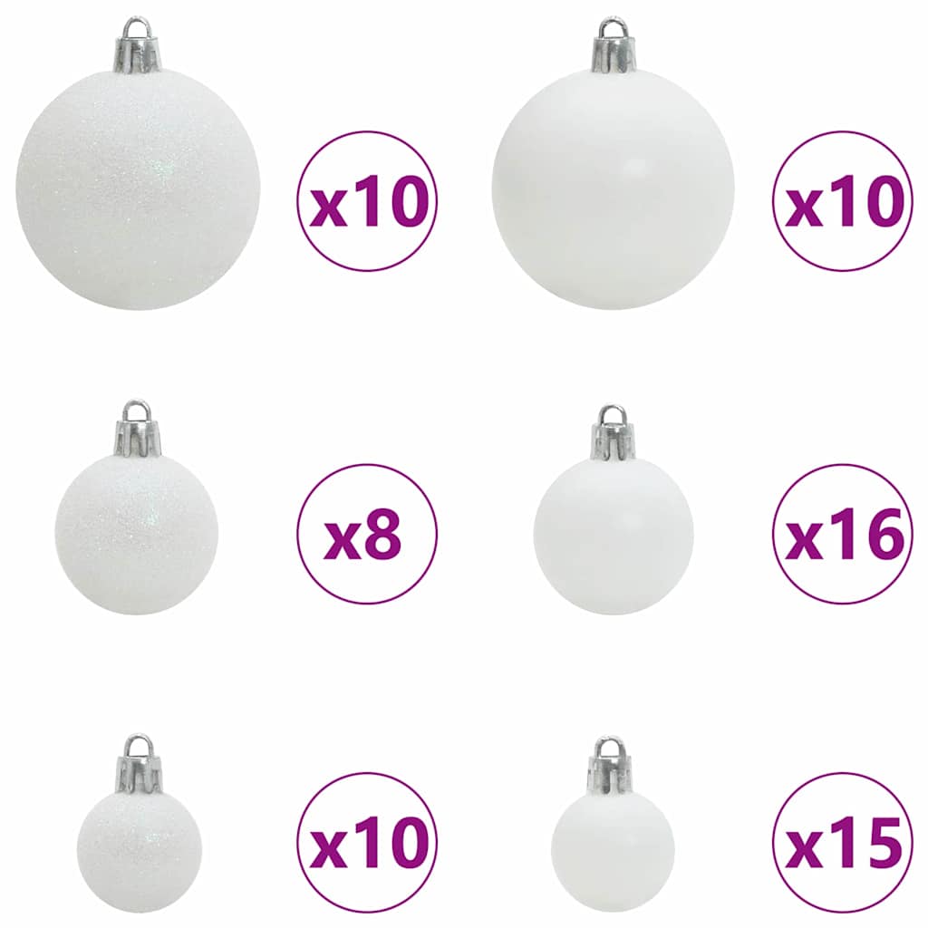 Juletræ Med dekorative strenglamper Grøn 400 cm PVC