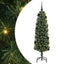 Kunstigt juletræ med stativ Grøn 150 cm PVC og Stål og Plastik
