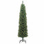 Kunstigt juletræ med stativ Grøn 210 cm PVC og Stål og Plastik