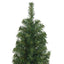 Kunstigt juletræ med stativ Grøn 210 cm PVC og Stål og Plastik