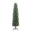 Kunstigt juletræ med stativ Grøn 240 cm PVC og Stål og Plastik