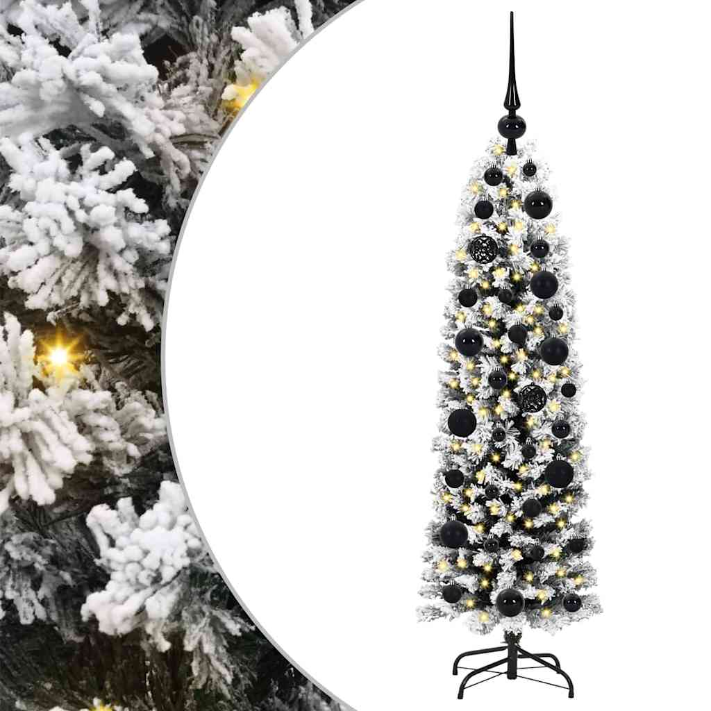 Kunstigt juletræ med stativ Grøn 120 cm PVC og Stål og Plastik