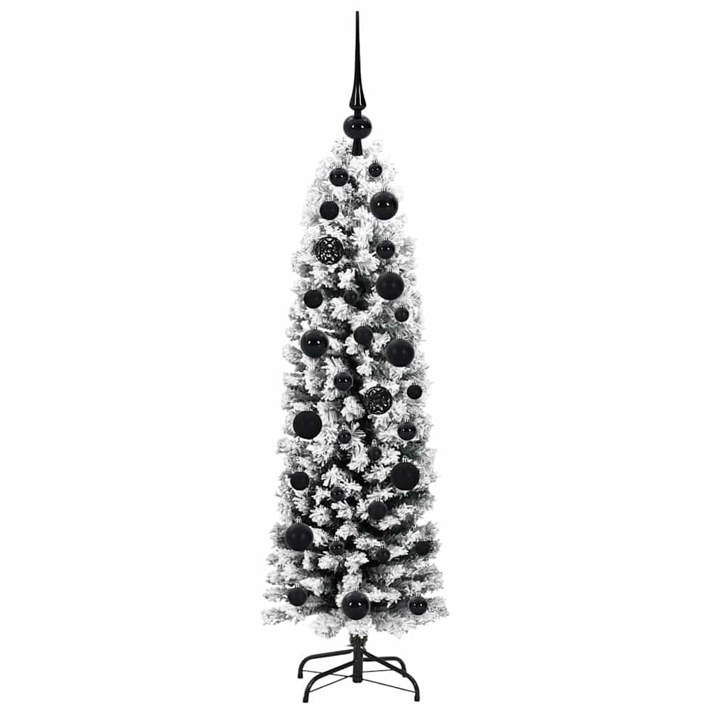 Kunstigt juletræ med stativ Grøn 120 cm PVC og Stål og Plastik