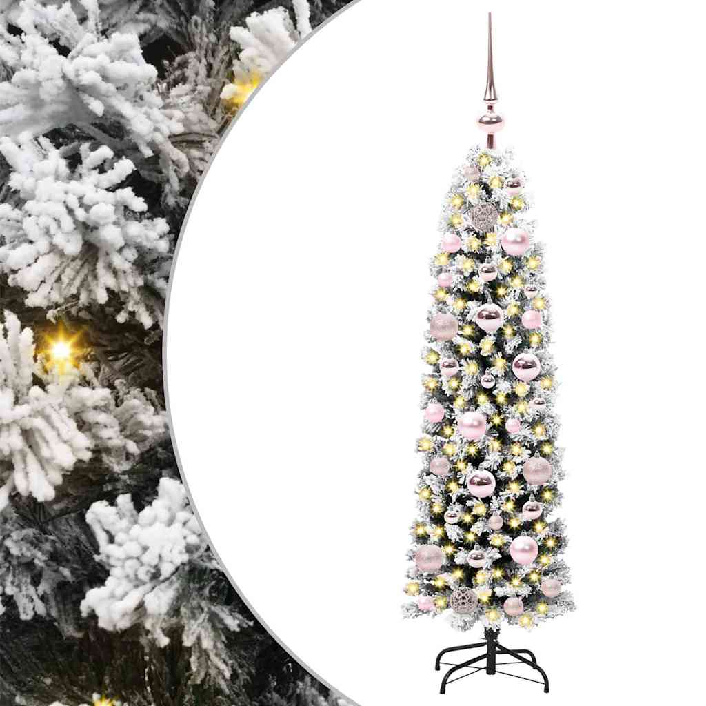 Kunstigt juletræ med stativ Grøn 120 cm PVC og Stål og Plastik