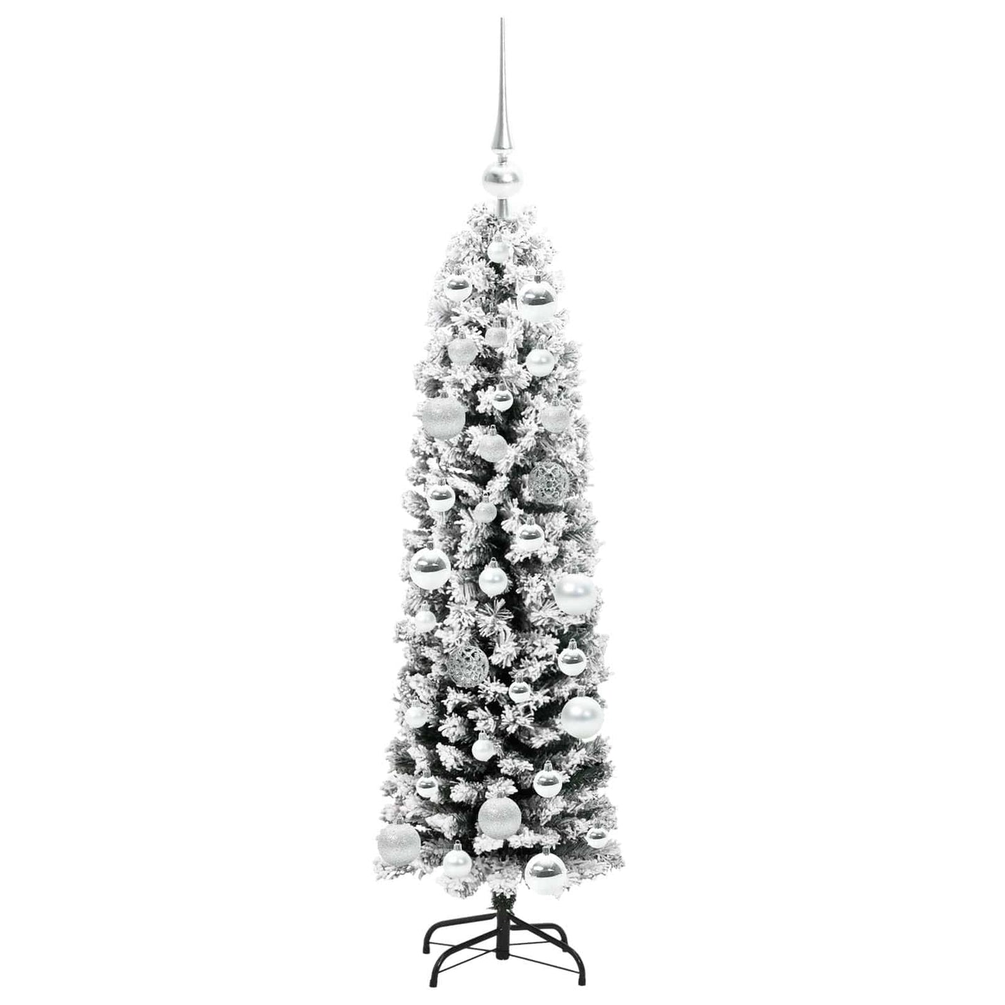 Kunstigt juletræ med stativ Grøn 120 cm PVC og Stål og Plastik