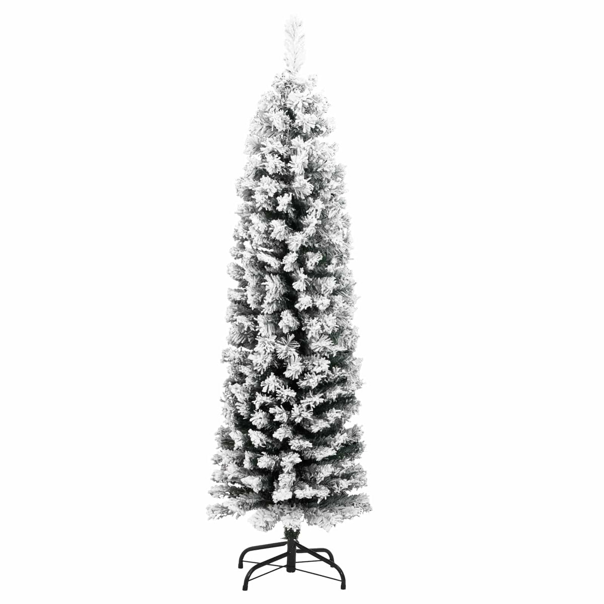 Kunstigt juletræ med stativ Grøn 150 cm PVC og Stål og Plastik