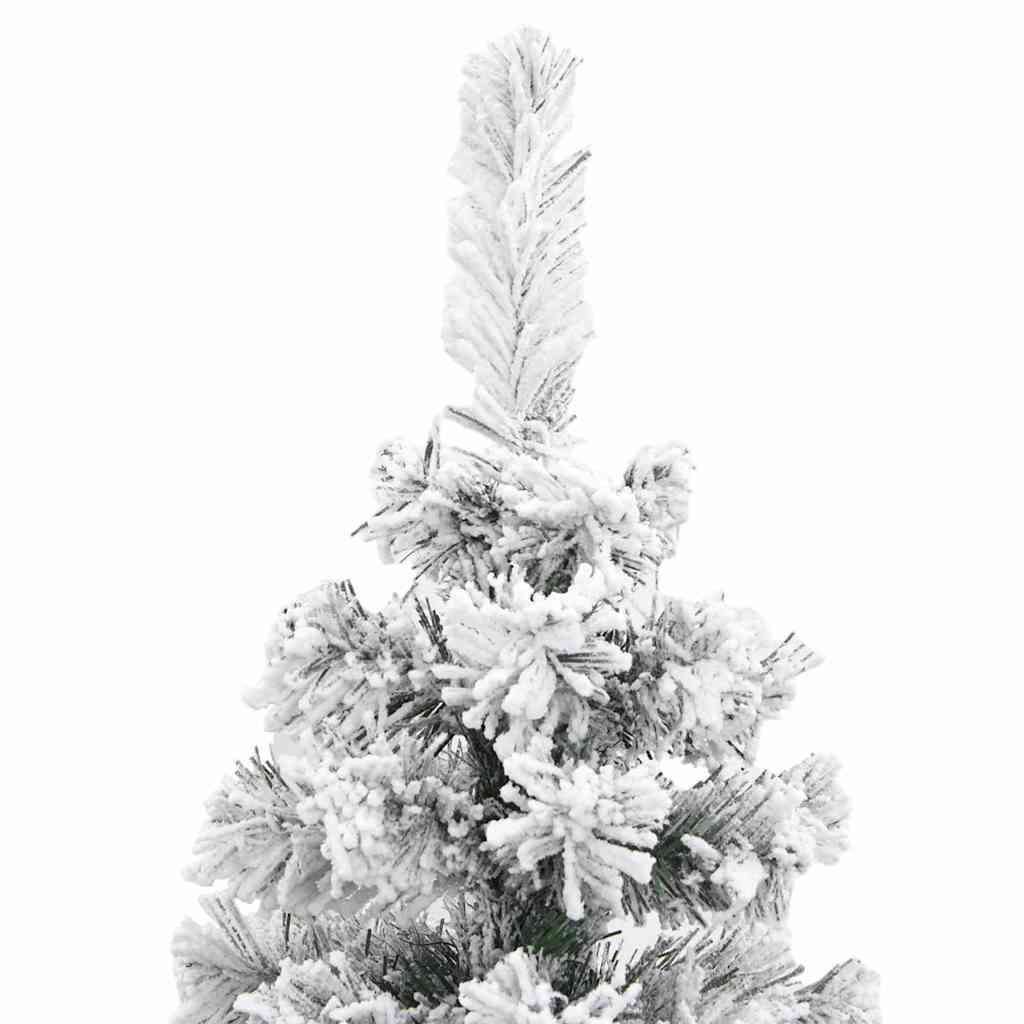 Kunstigt juletræ med stativ Grøn 150 cm PVC og Stål og Plastik