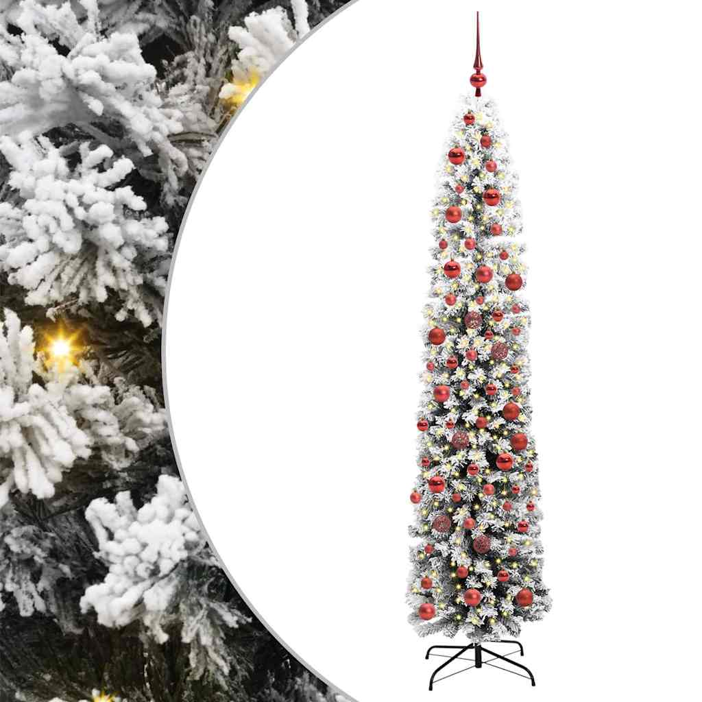 Kunstigt juletræ med stativ Grøn 180 cm PVC og Stål og Plastik