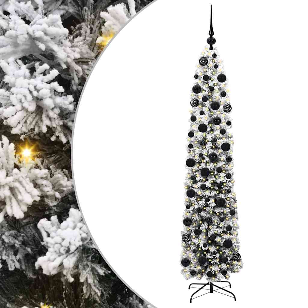 Kunstigt juletræ med stativ Grøn 180 cm PVC og Stål og Plastik