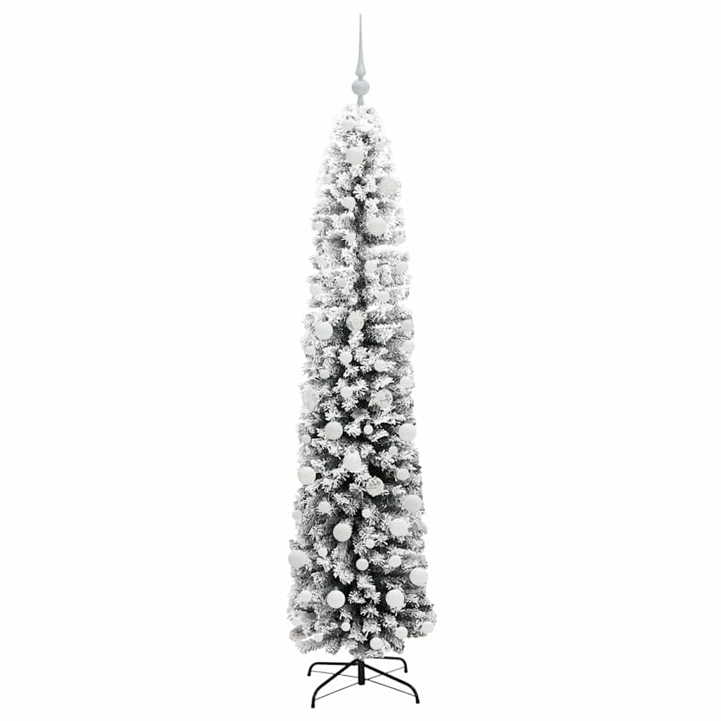 Kunstigt juletræ med stativ Grøn 180 cm PVC og Stål og Plastik