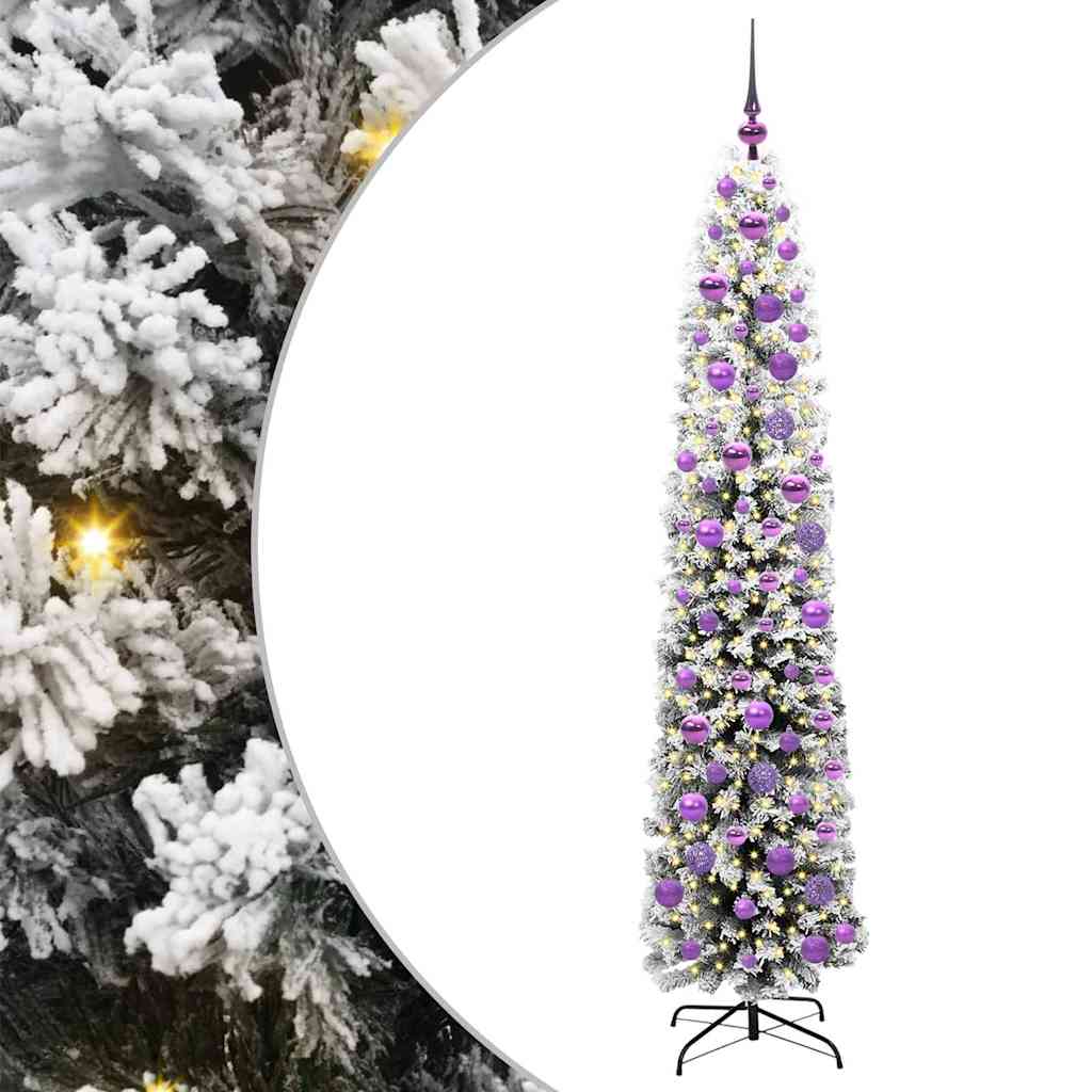 Kunstigt juletræ med stativ Grøn 180 cm PVC og Stål og Plastik