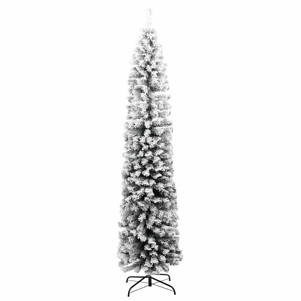Kunstigt juletræ med stativ Grøn 180 cm PVC og Stål og Plastik