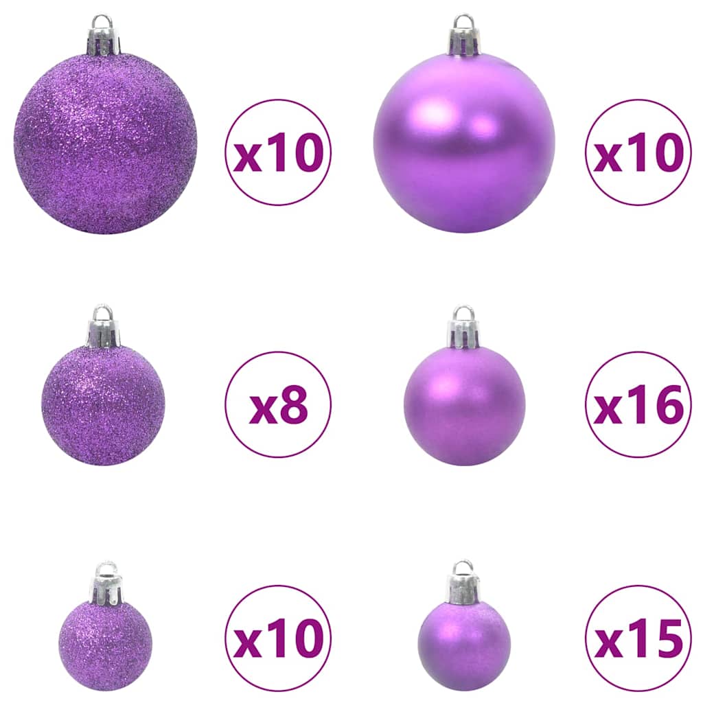 Kunstigt juletræ med stativ Grøn 210 cm PVC og Stål og Plastik