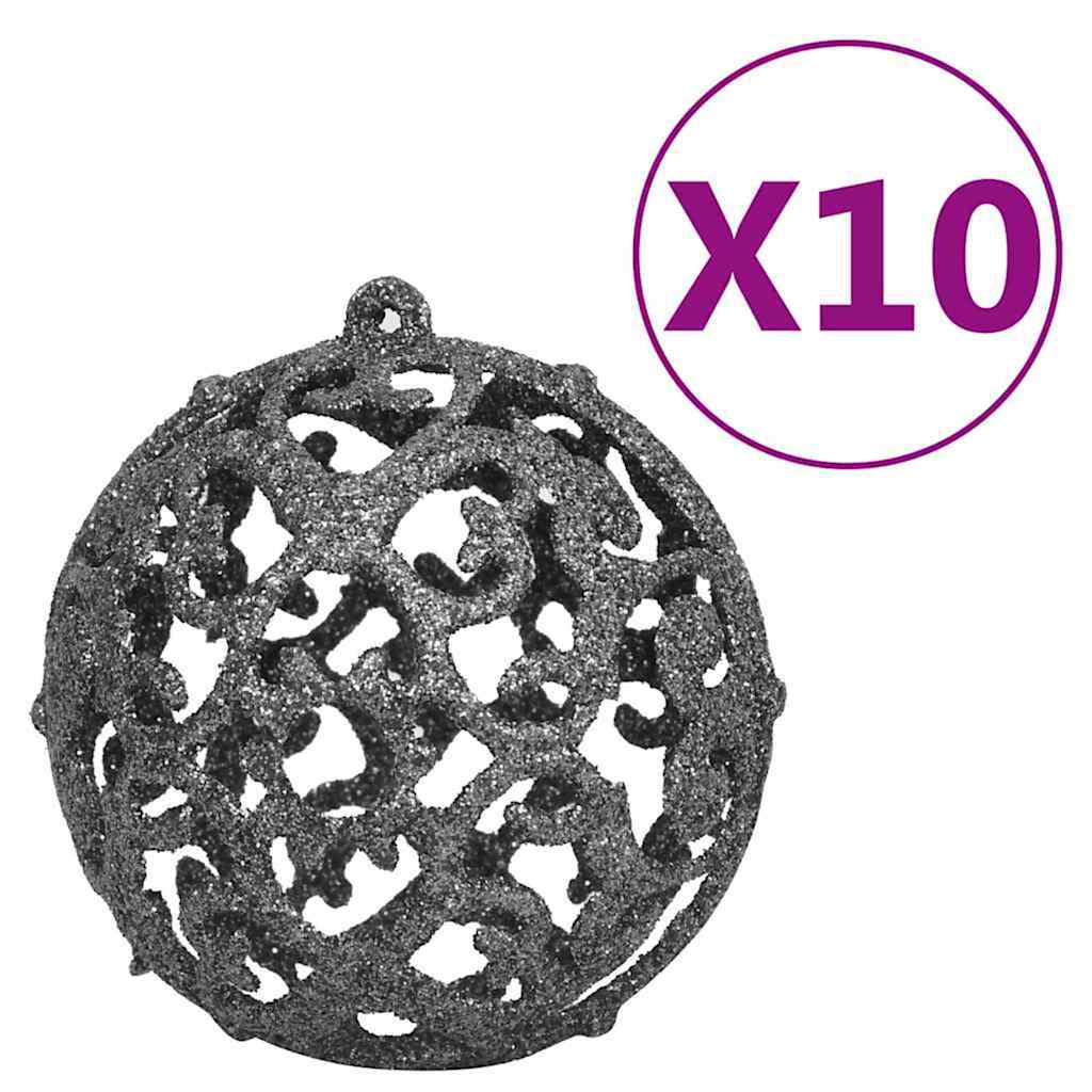 Kunstigt juletræ Grøn og Hvid 240 cm PVC og Stål og Plastik