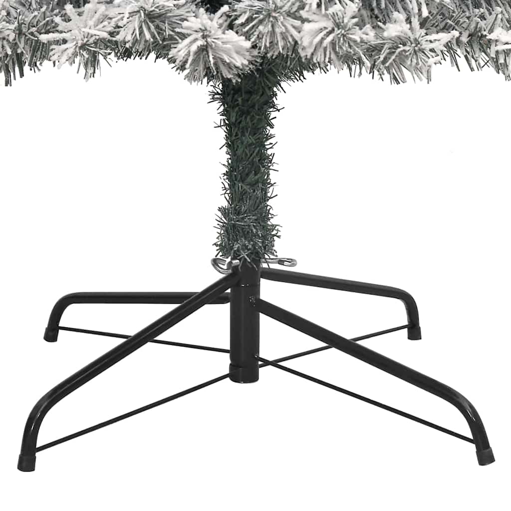 Kunstigt juletræ med stativ Grøn 270 cm PVC og Stål og Plastik
