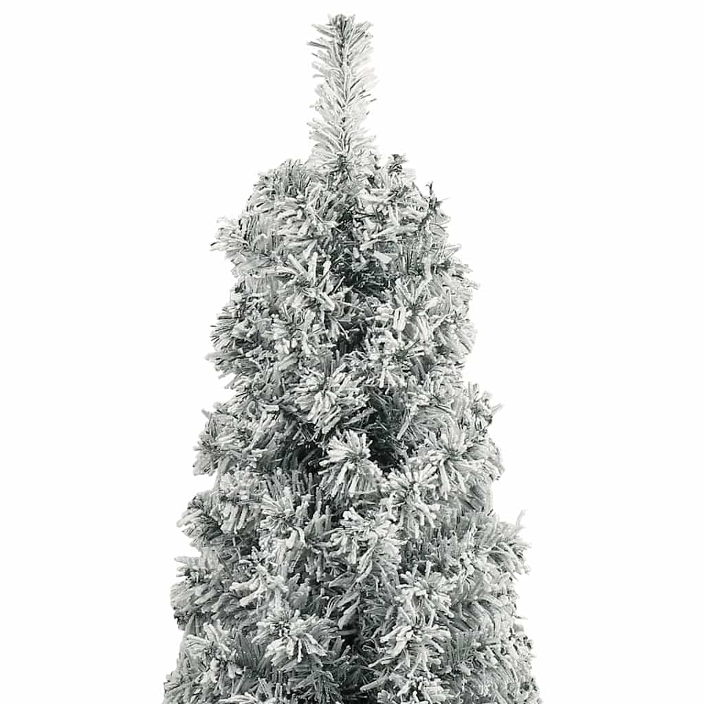 Kunstigt juletræ med stativ Grøn 270 cm PVC og Stål og Plastik