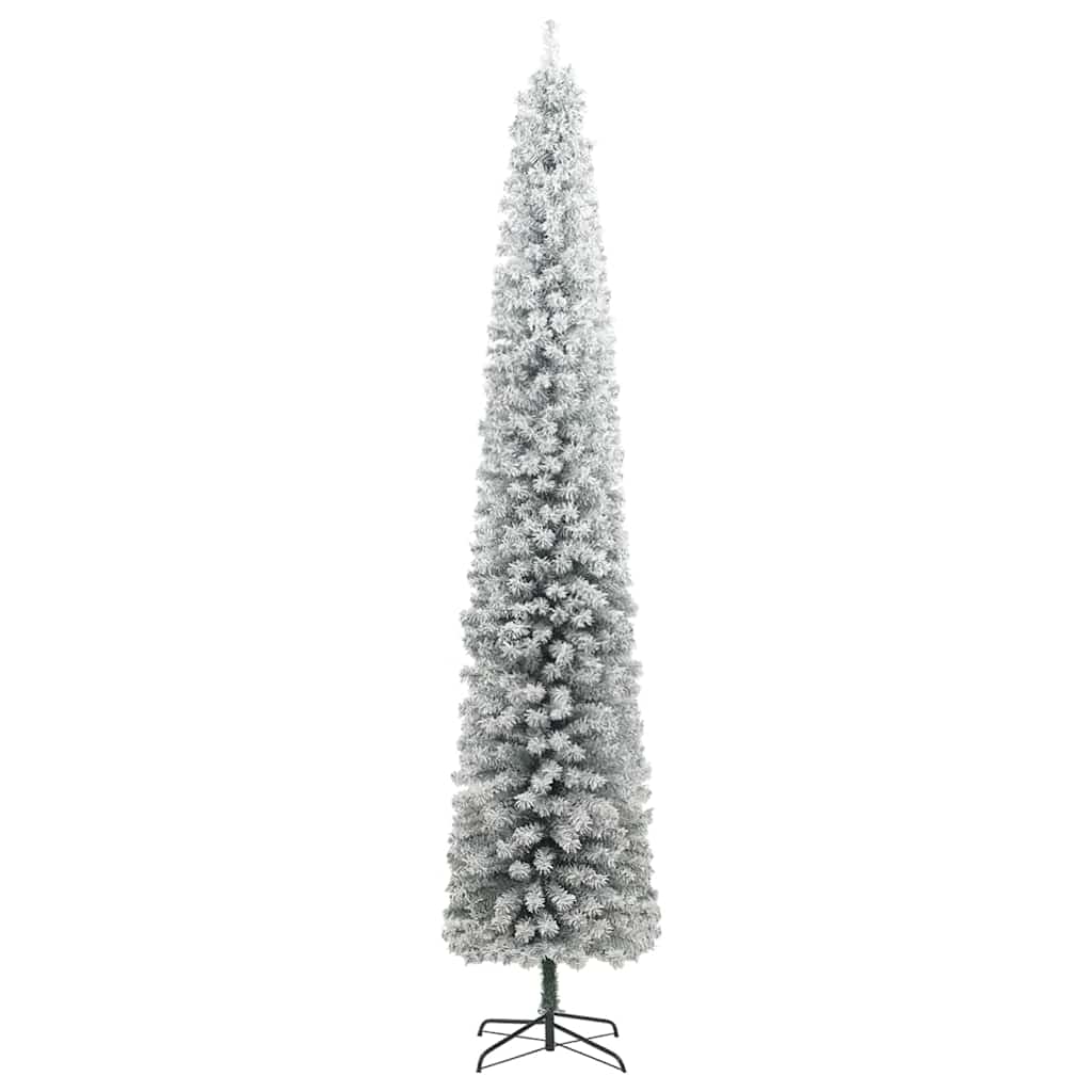 Kunstigt juletræ med stativ Grøn 300 cm PVC og Stål og Plastik