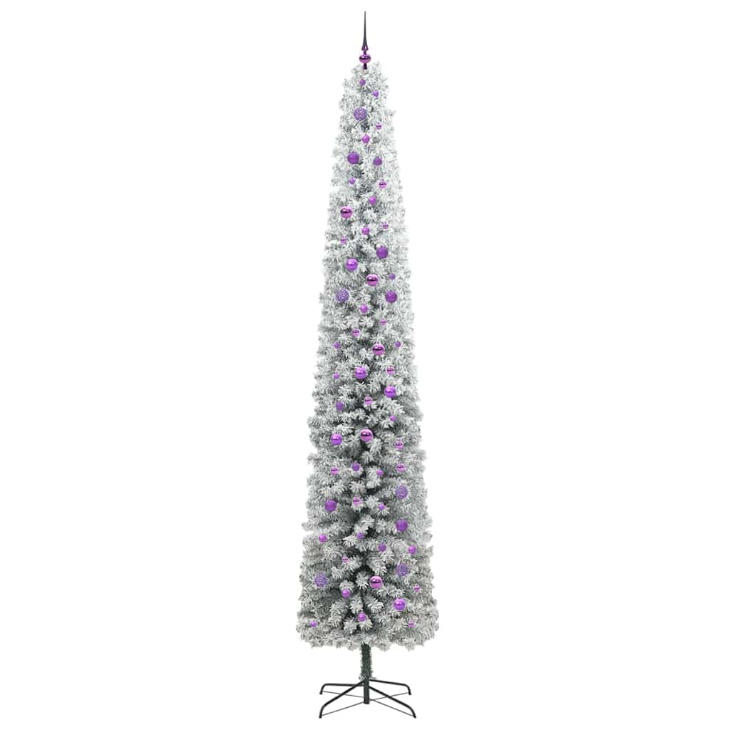 Kunstigt juletræ med stativ Grøn 300 cm PVC og Stål og Plastik