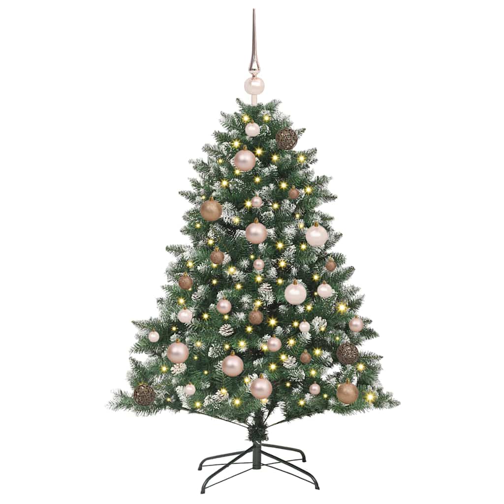 Kunstigt juletræ Grøn 120 cm PVC og plastik og stål