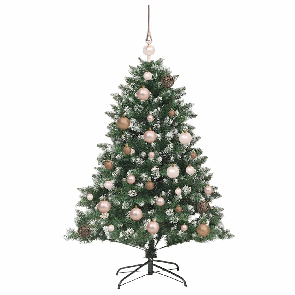 Kunstigt juletræ Grøn 120 cm PVC og plastik og stål