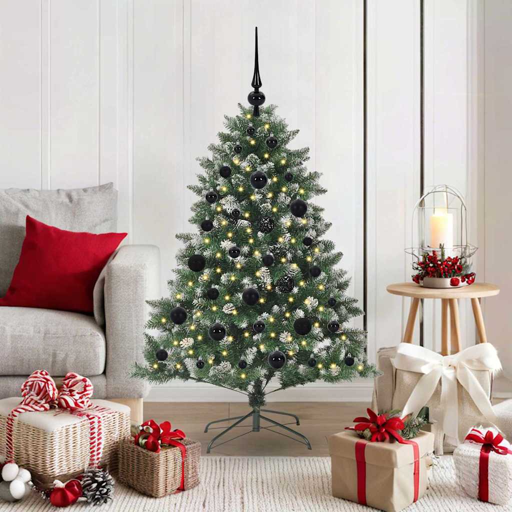 Kunstigt juletræ Grøn 120 cm PVC og plastik og stål