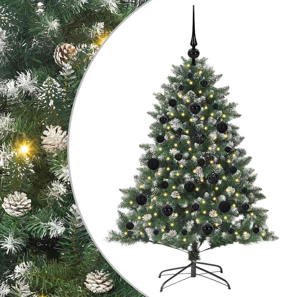 Kunstigt juletræ Grøn 120 cm PVC og plastik og stål