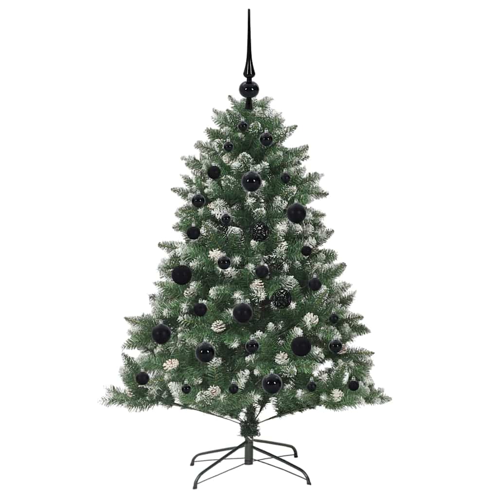 Kunstigt juletræ Grøn 120 cm PVC og plastik og stål