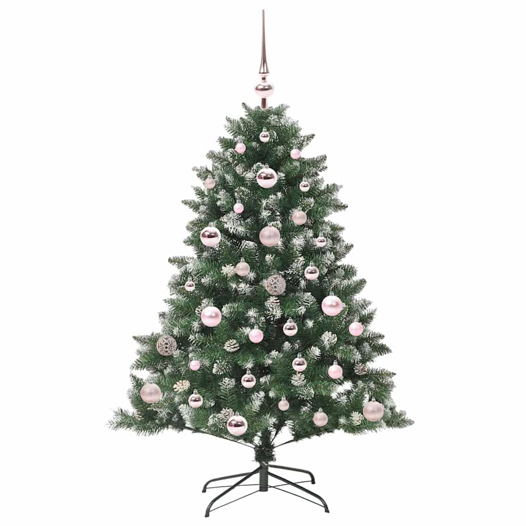 Kunstigt juletræ Grøn 120 cm PVC og plastik og stål