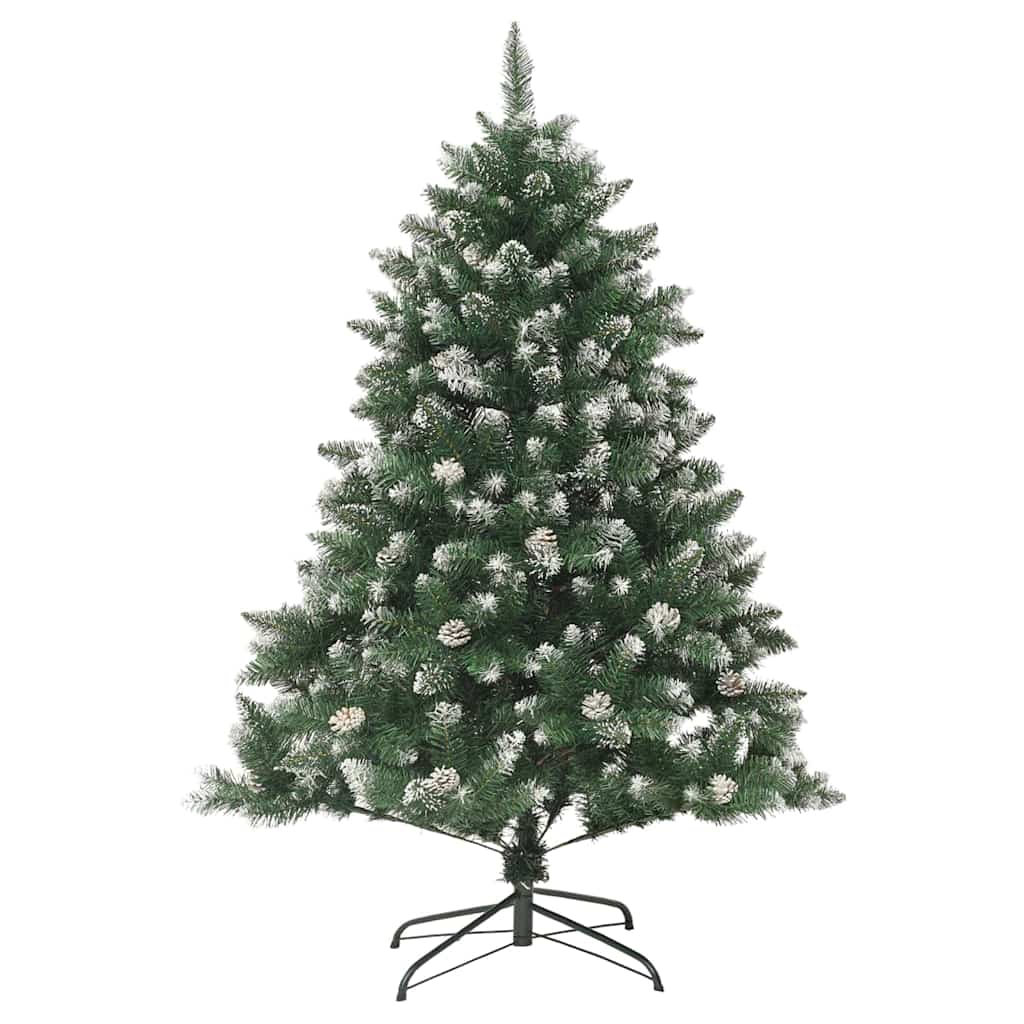 Kunstigt juletræ Grøn 120 cm PVC og plastik og stål