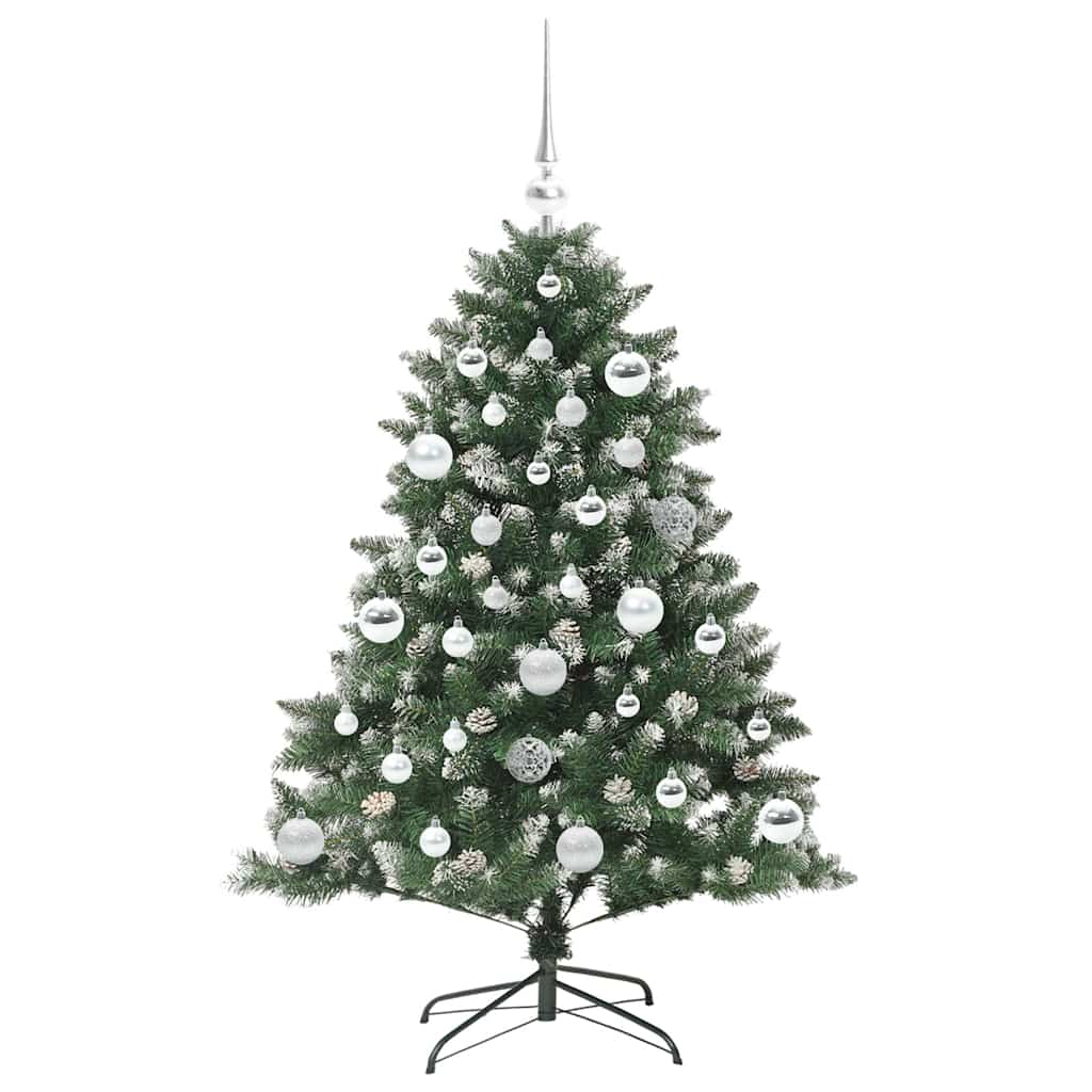 Kunstigt juletræ Grøn 120 cm PVC og plastik og stål