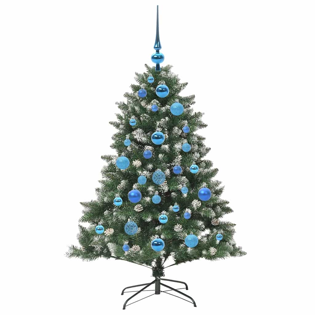 Kunstigt juletræ Grøn 120 cm PVC og plastik og stål