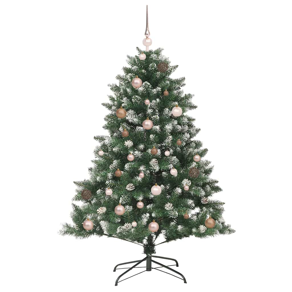 Kunstigt juletræ Grøn 150 cm PVC og plastik og stål