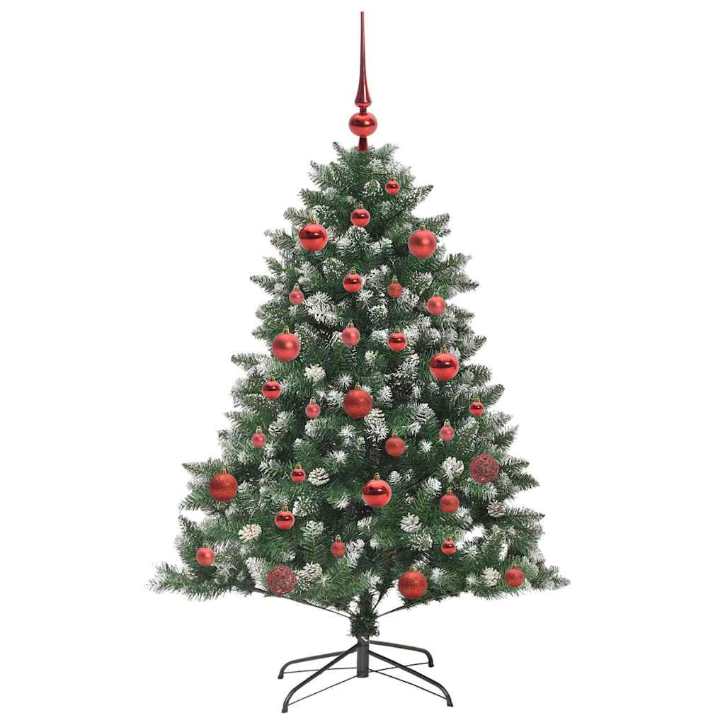 Kunstigt juletræ Grøn 150 cm PVC og plastik og stål