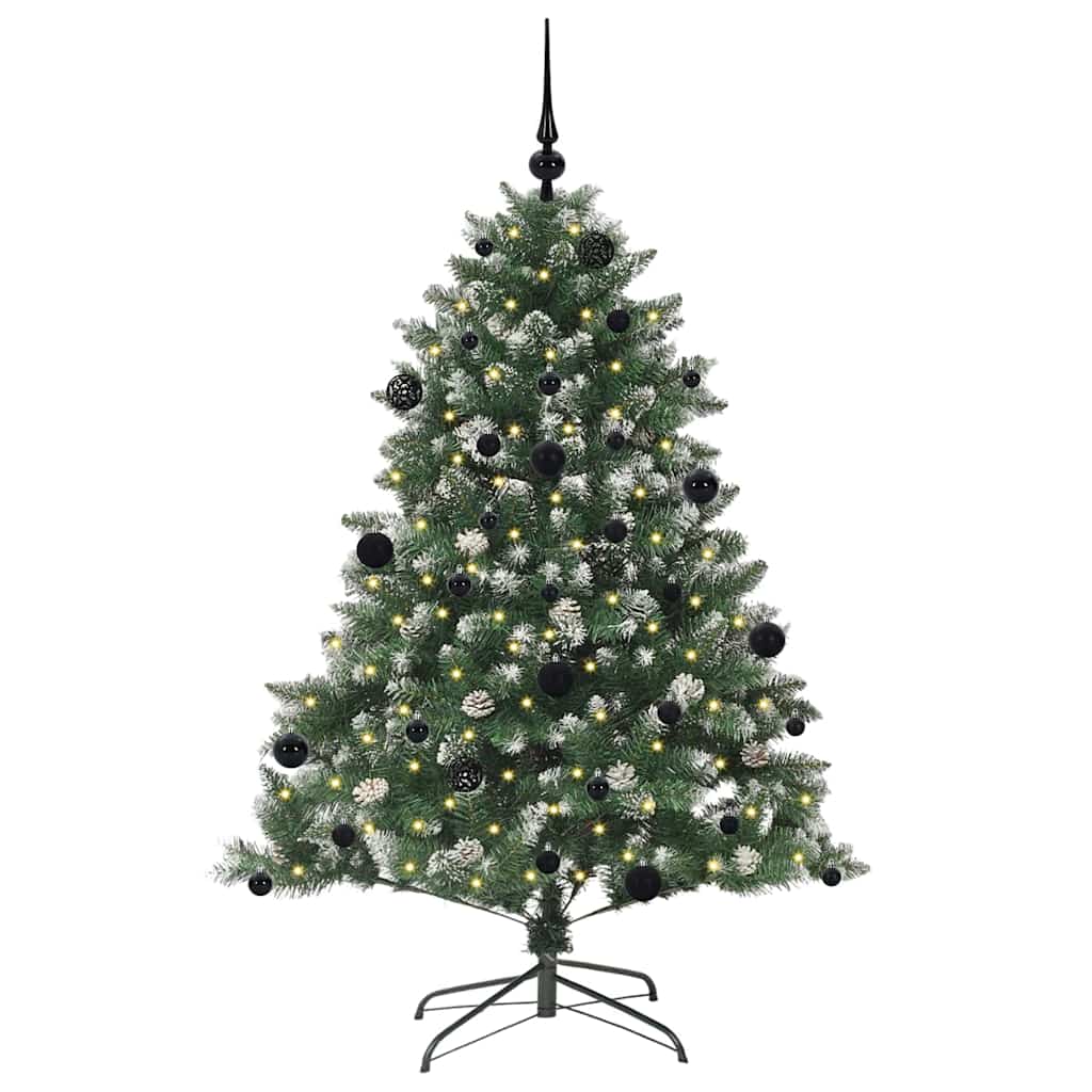 Kunstigt juletræ Grøn 150 cm PVC og plastik og stål