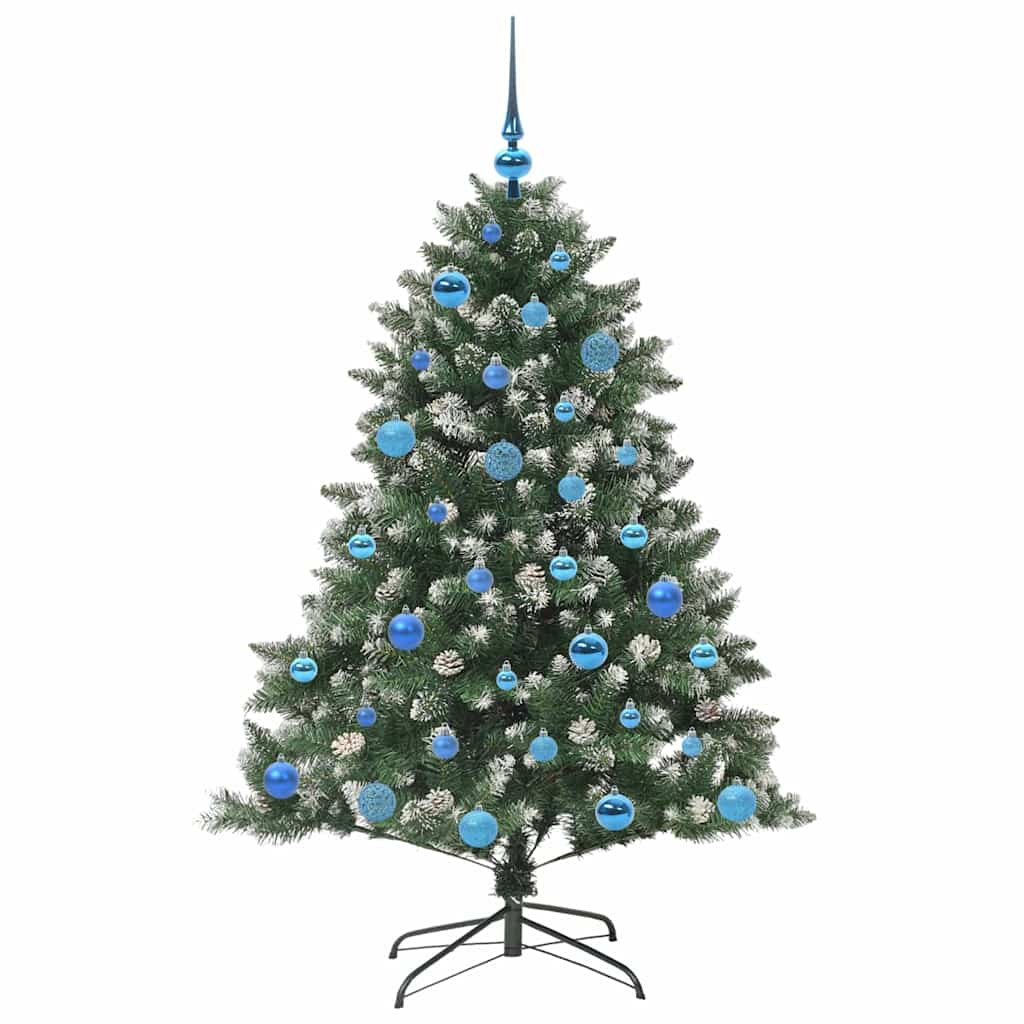 Kunstigt juletræ Grøn 150 cm PVC og plastik og stål