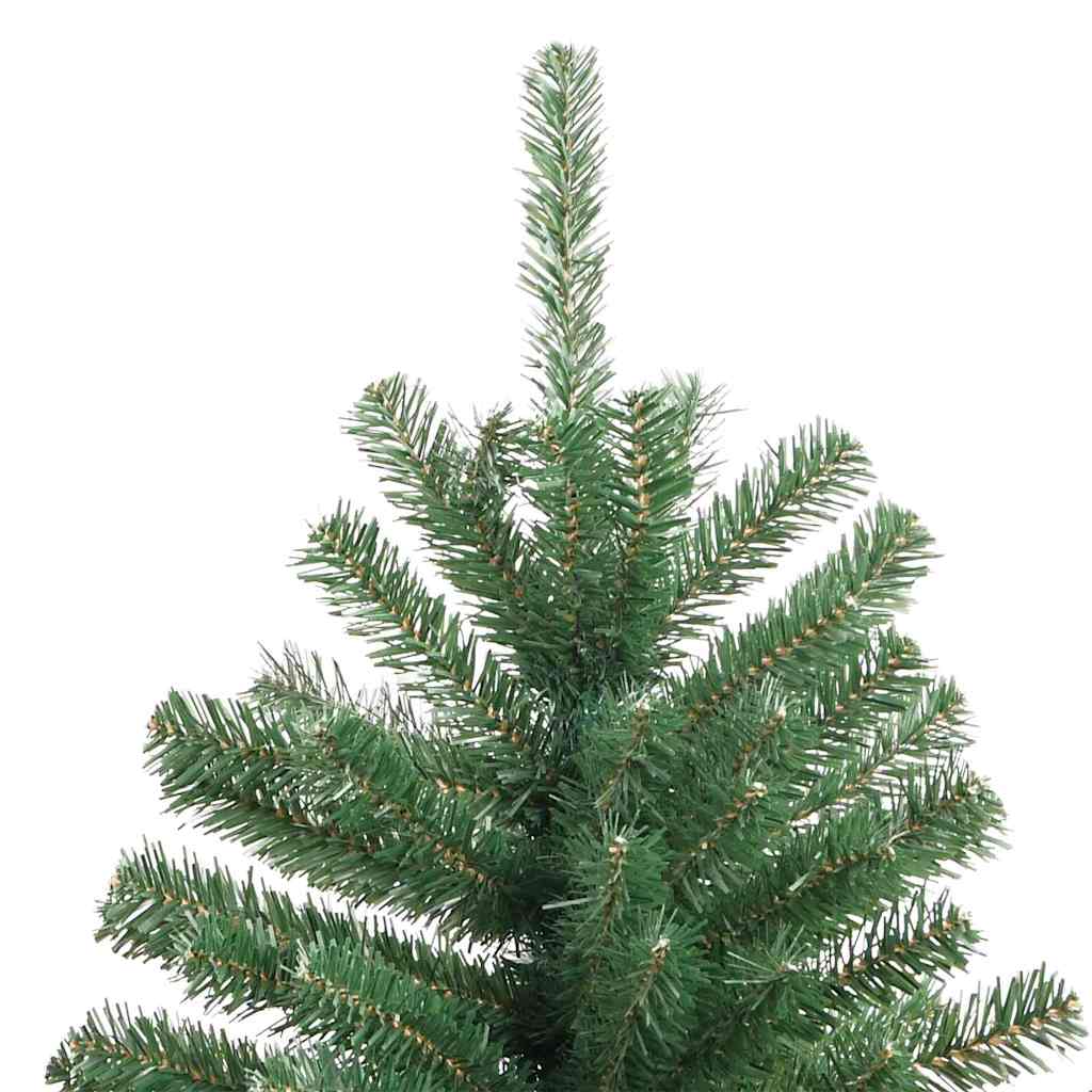 Kunstigt Hinged Juletræ Grøn 150 cm PVC og metal