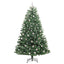 Kunstigt Hinged Juletræ Grøn 210 cm PVC og metal