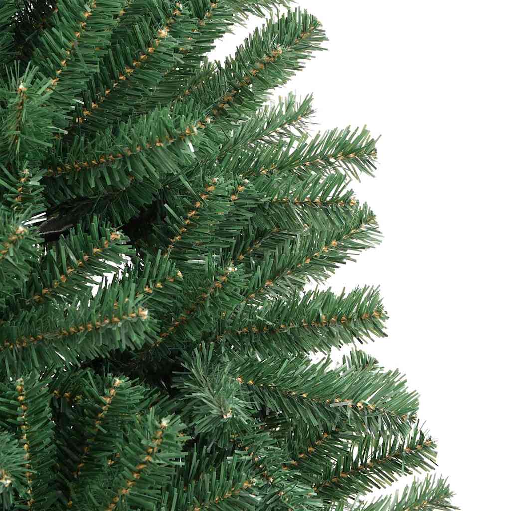 Kunstigt Hinged Juletræ Grøn 210 cm PVC og metal