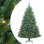 Kunstigt Hinged Juletræ Grøn 210 cm PVC og metal