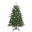 Kunstigt juletræ med stativ Grøn 150 cm PVC og metal og plast