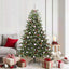 Kunstigt juletræ med stativ Grøn 180 cm PVC og metal og plast