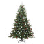 Kunstigt juletræ med stativ Grøn 210 cm PVC og metal og plast